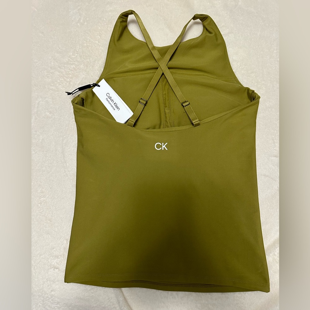 NWT Calvin Klein Performance Racer Back Tank - Picture 6 of 6